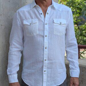 Lucky Brand like-new linen shirt